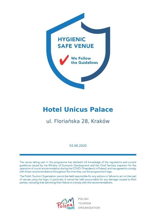 Отель Hotel Unicus Palace Краков-39